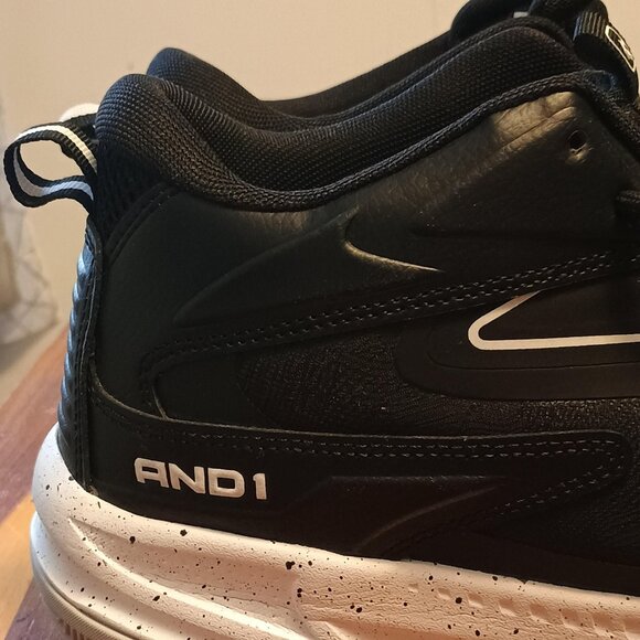 AND1 / Basketball Sneakers / Men / Size 13 / Black / NWT Low Top Athletic Court - Picture 10 of 11